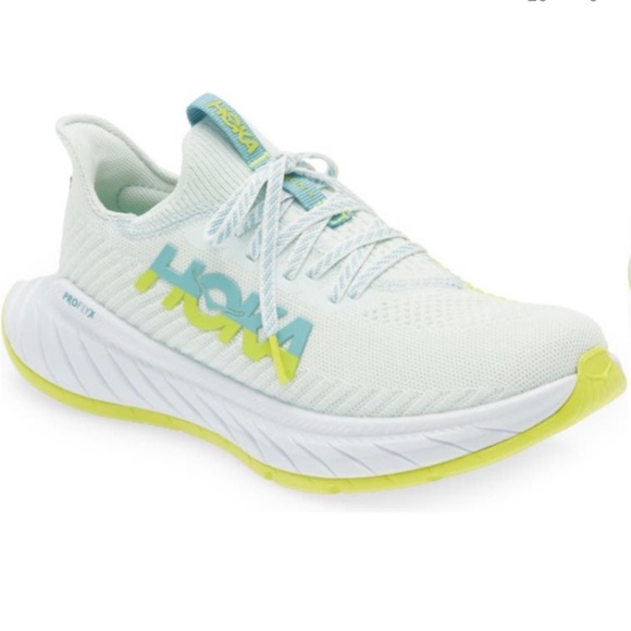 NEW HOKA Carbon X3 Running Shoe Sail/Primrose - Picture 1 of 11